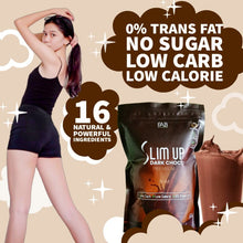 Load image into Gallery viewer, Buy 1 Take 1 Slm Up Dark Chocolate Low Calorie Collagen Drink